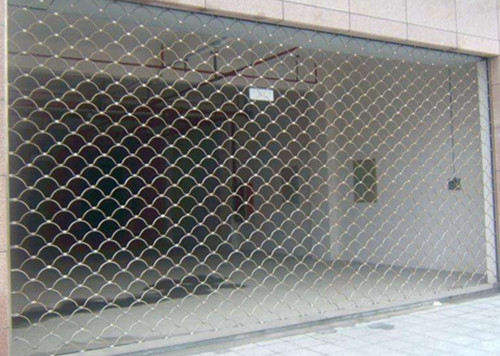 海安渔网状电动卷帘门